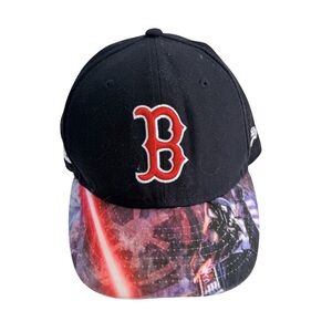 New Era Kids Boston Red Sox + Star Wars Baseball Hat Size 7 Cap